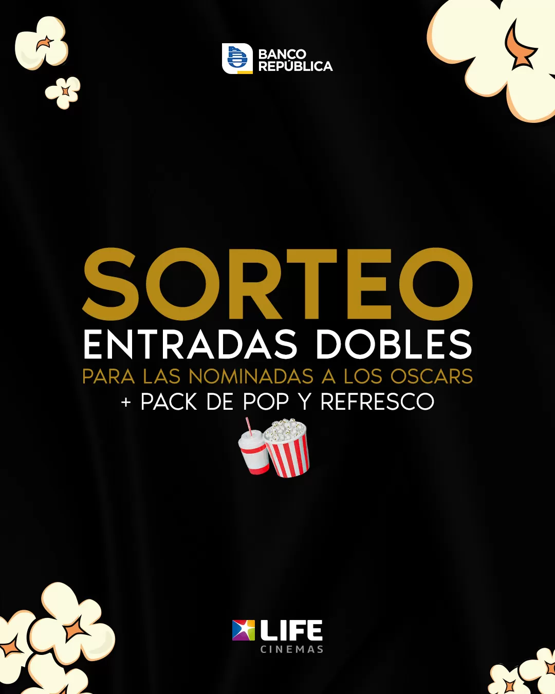 Sorteo Life Cinemas Oscars