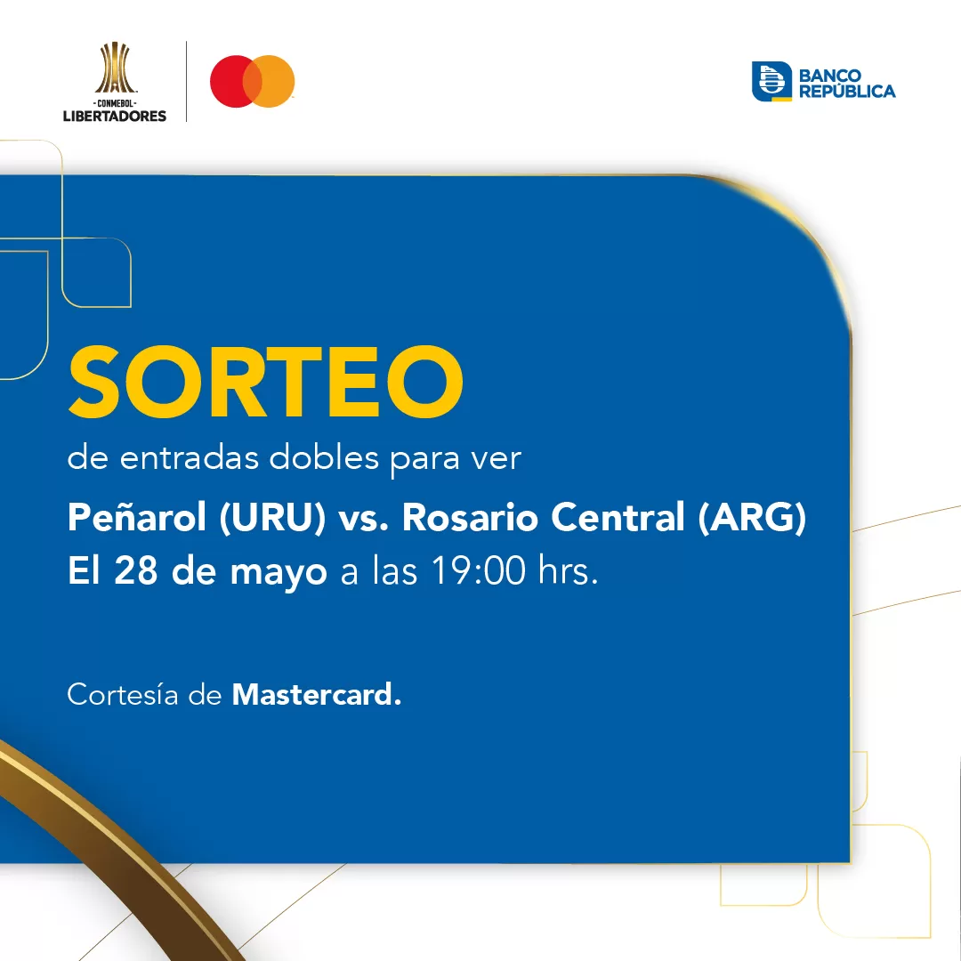 Sorteo Peñarol vs. Rosario Central