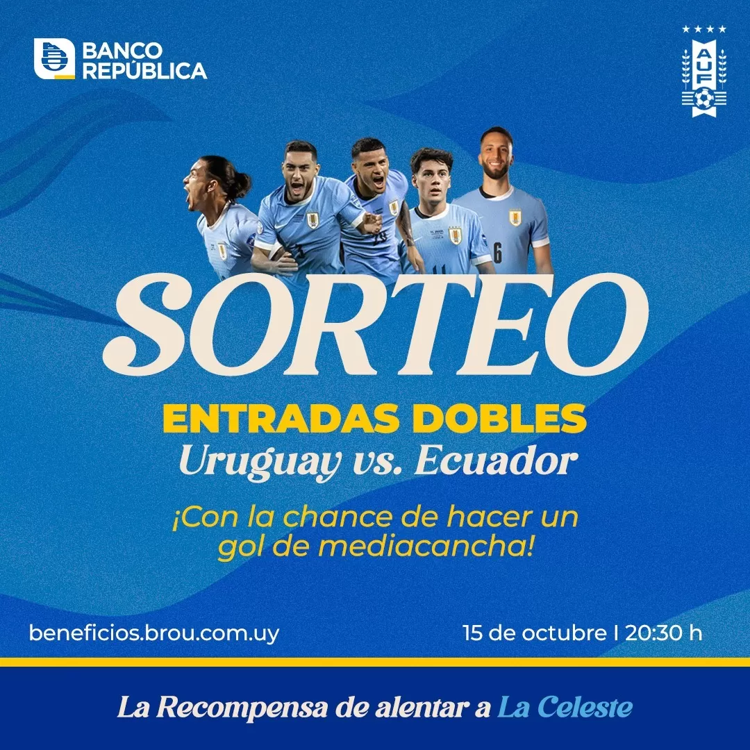 Sorteo Uruguay vs Ecuador 